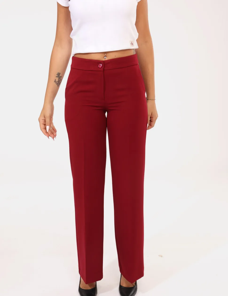 Pantaloni Materica Bordeaux