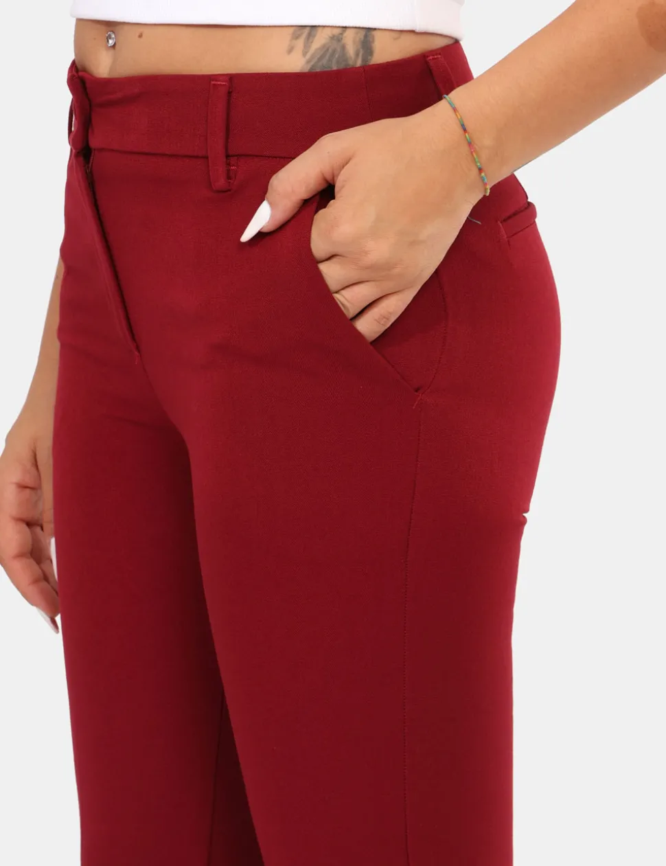 Pantaloni Materica Bordeaux