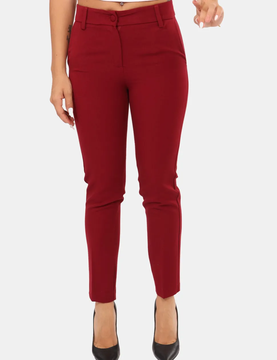 Pantaloni Materica Bordeaux