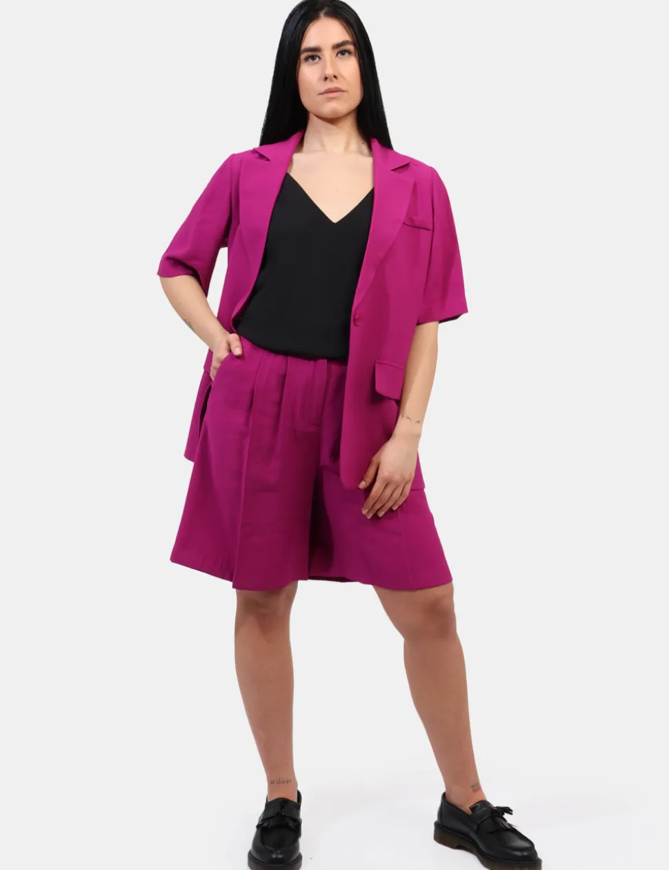 Pantaloni Materica Fucsia