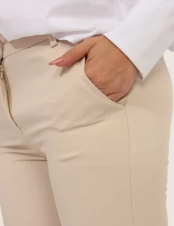 Pantaloni Materica Panna