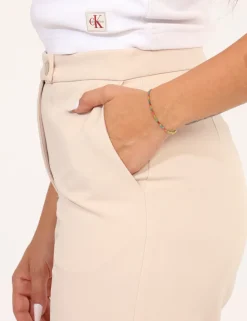 Pantaloni Materica Panna