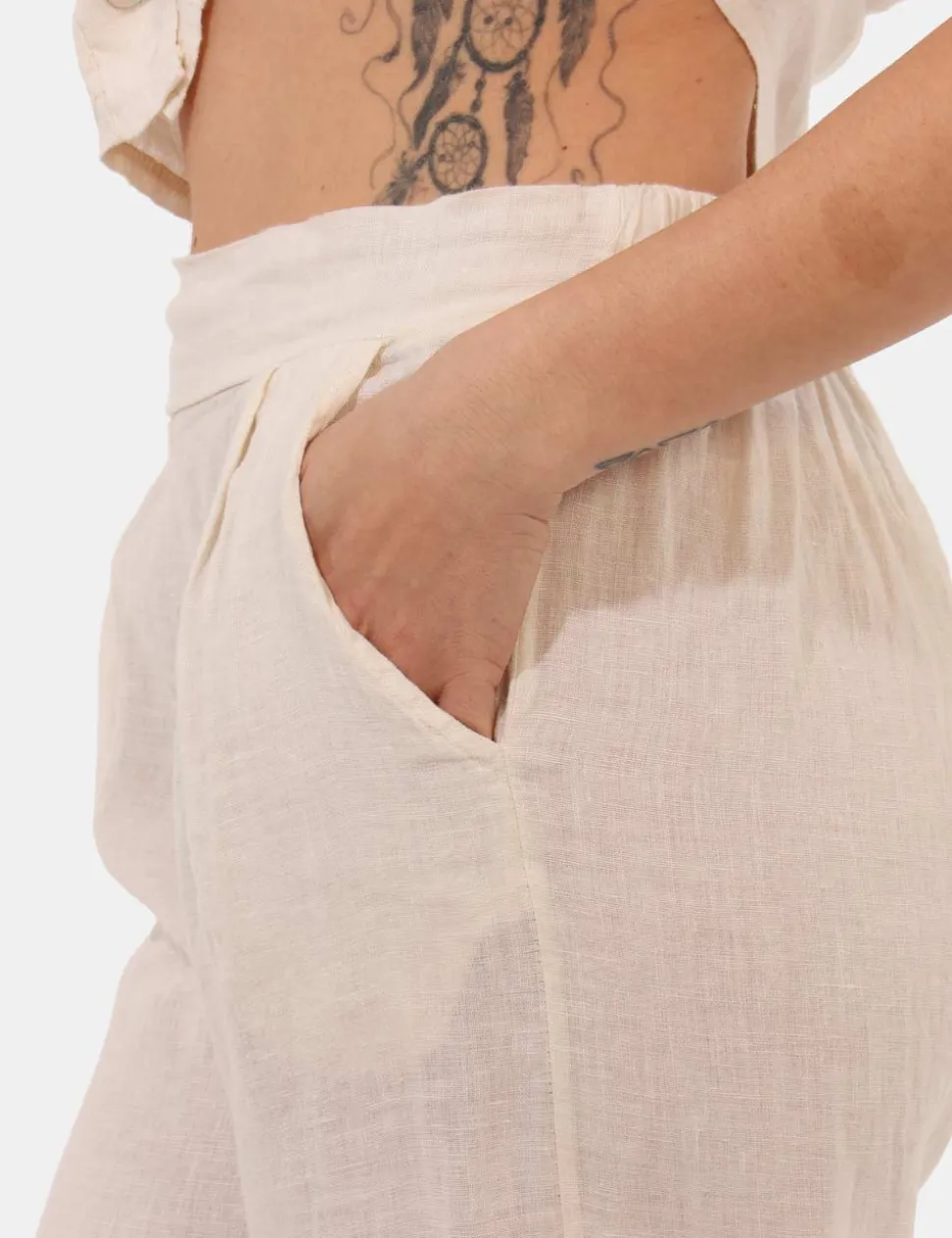 Pantaloni Rue De Clerie Beige