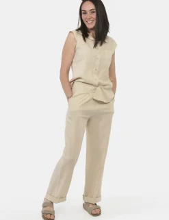 Pantaloni Rue De Clerie Beige