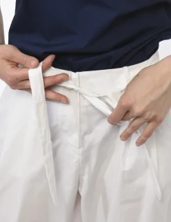Pantaloni Rue De Clerie Bianco