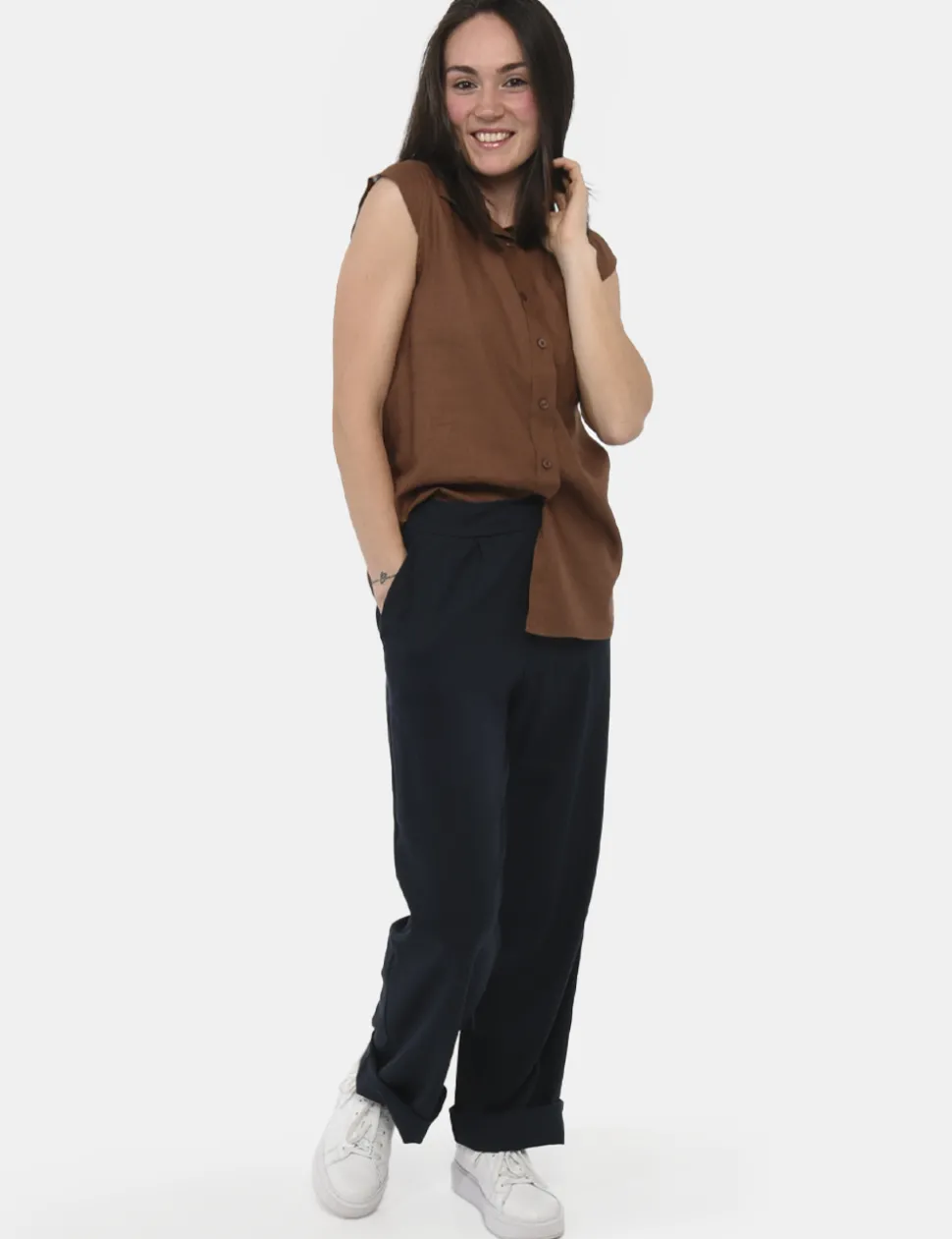 Pantaloni Rue De Clerie Blu