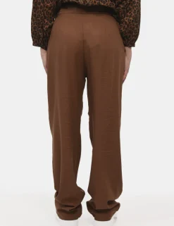 Pantaloni Rue De Clerie Marrone
