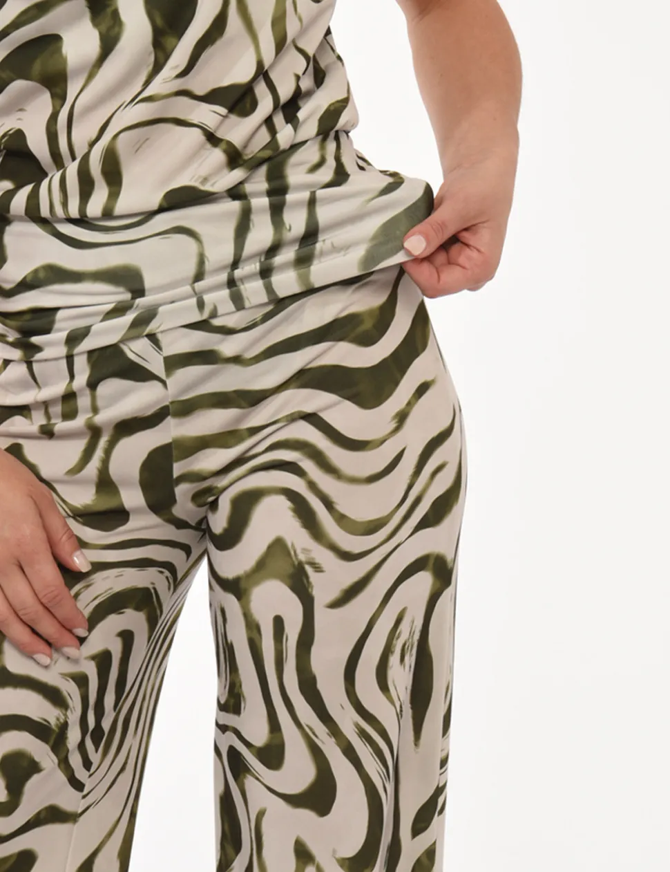 Pantaloni Rue De Clerie Verde