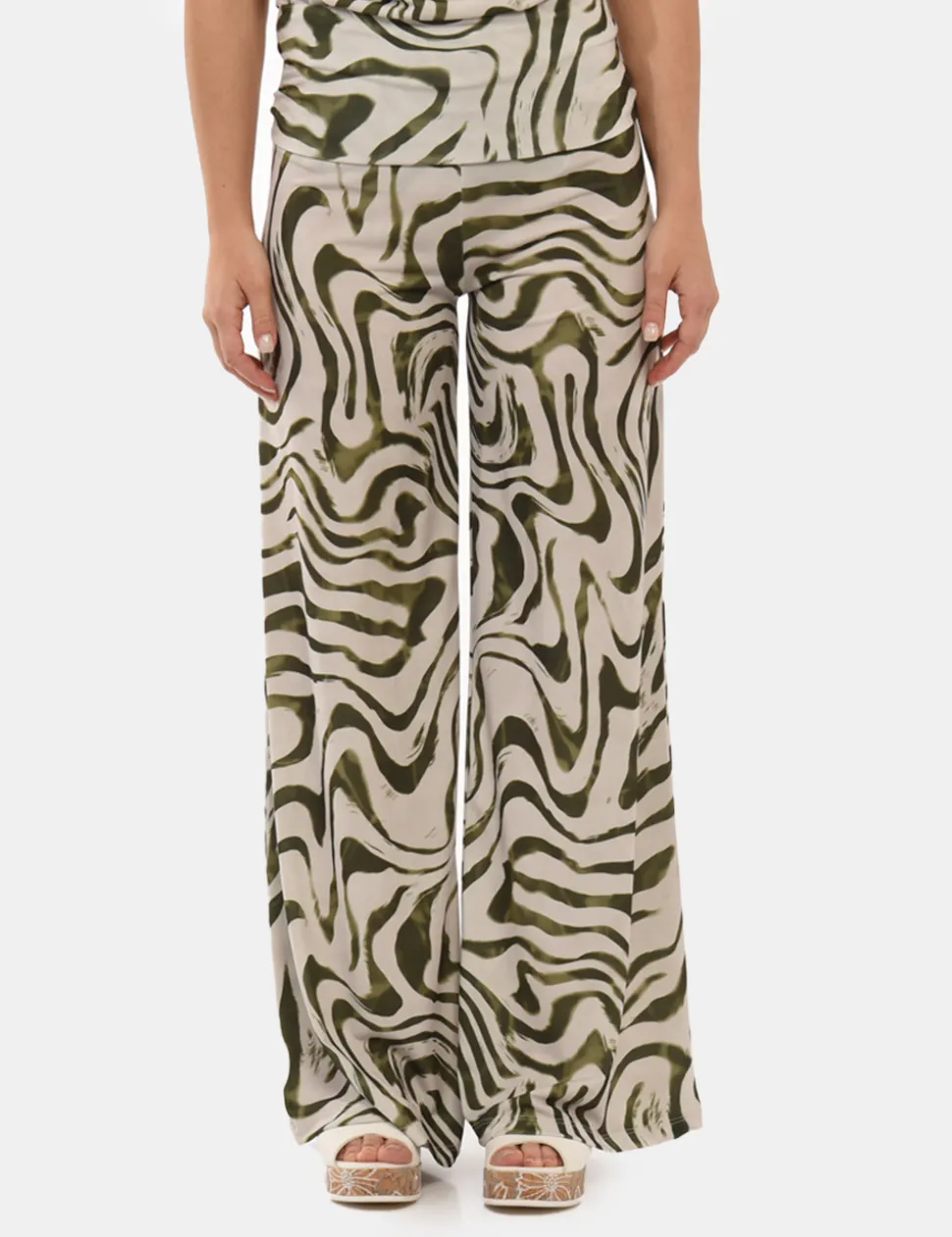 Pantaloni Rue De Clerie Verde