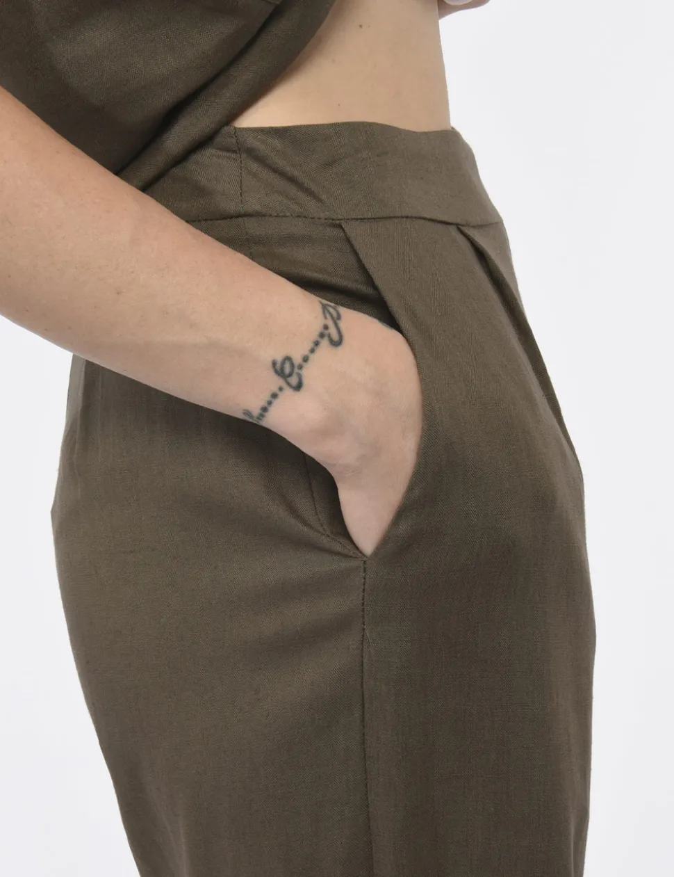 Pantaloni Rue De Clerie Verde