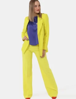 Pantaloni Sandro Ferrone Giallo