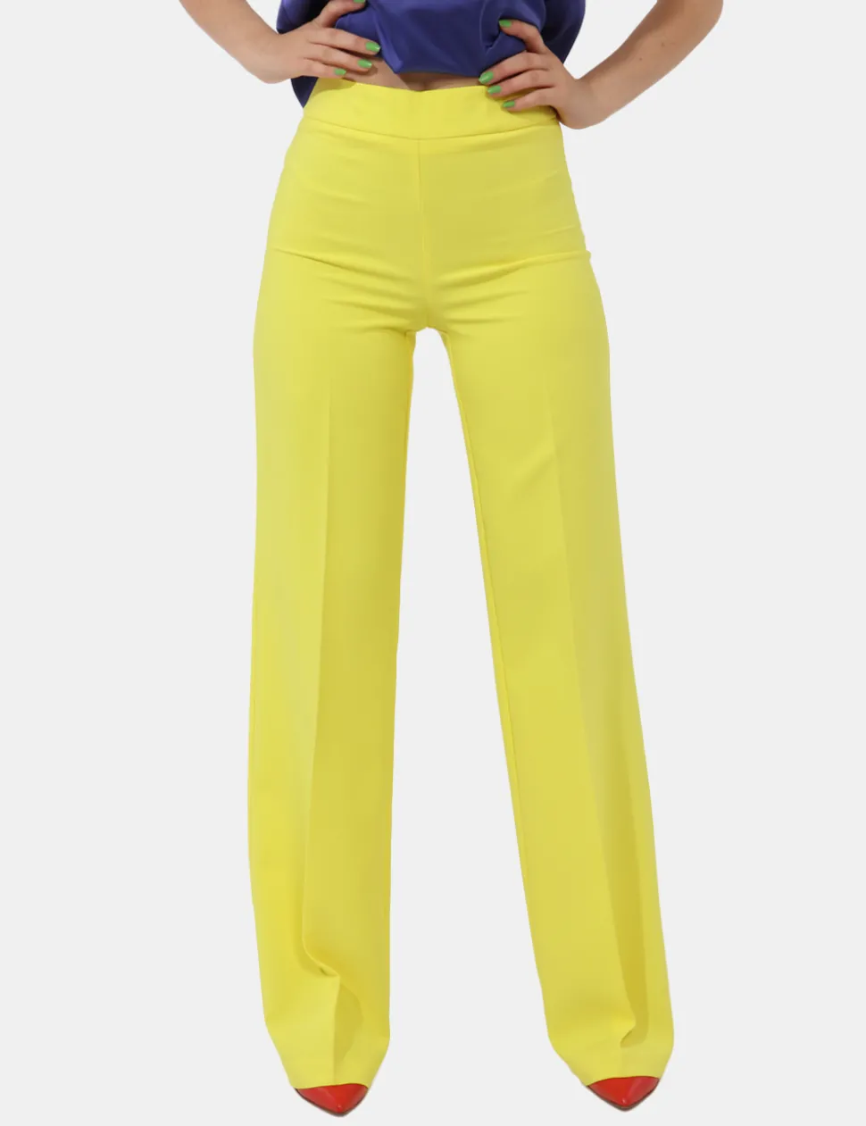 Pantaloni Sandro Ferrone Giallo