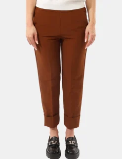 Pantaloni Sandro Ferrone Marrone