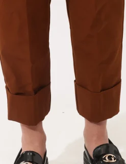 Pantaloni Sandro Ferrone Marrone