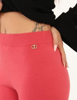 Pantaloni Twin Set Rosa