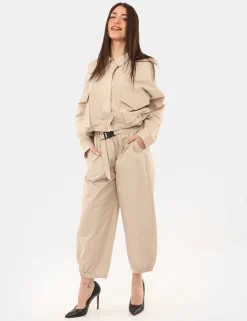Pantaloni Via Delle Rose Beige