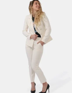 Pantaloni Yes Zee Bianco