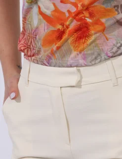 Pantaloni Yes Zee Bianco