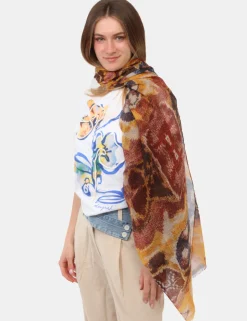 Pashmina Desigual Gialla