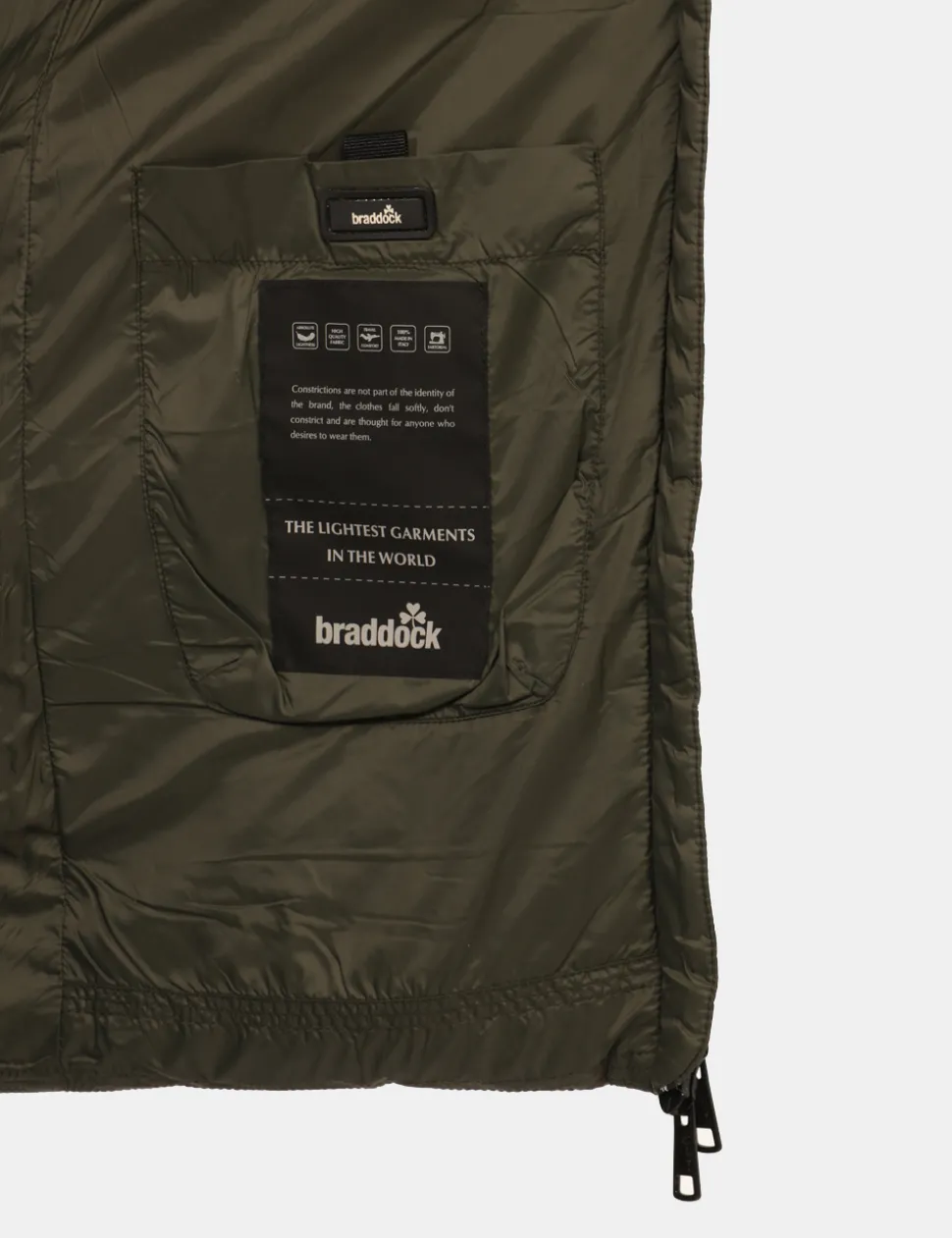 Piumino Braddock Verde