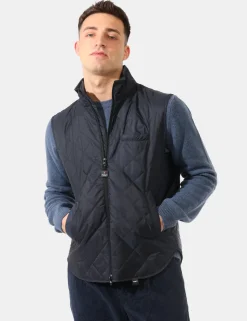 Piumino smanicato Bernese Blu