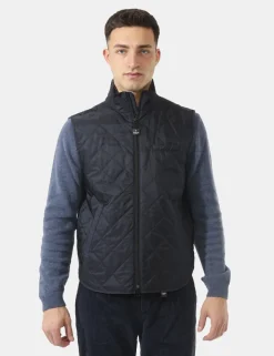 Piumino smanicato Bernese Blu
