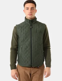 Piumino smanicato Bernese Verde