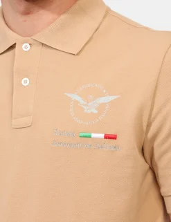 Polo Aeronautica Italiana Beige