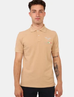 Polo Aeronautica Italiana Beige
