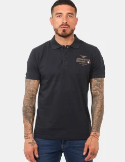 Polo Aeronautica Italiana Blu