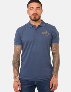Polo Aeronautica Italiana Blu