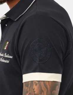 Polo Aeronautica Italiana Blu