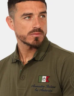 Polo Aeronautica Italiana Verde militare