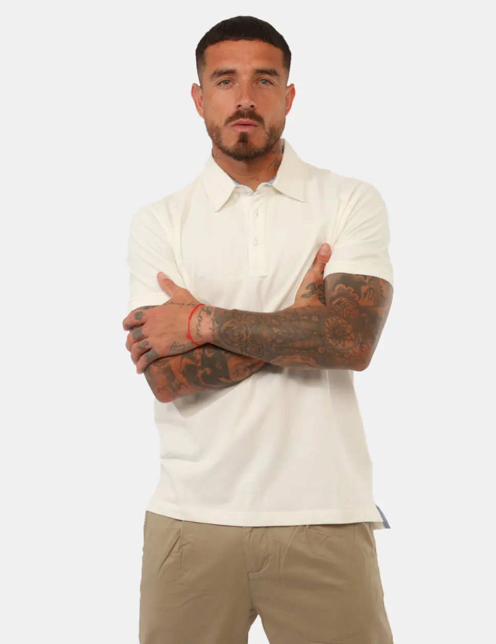 Polo Fred Mello Bianca