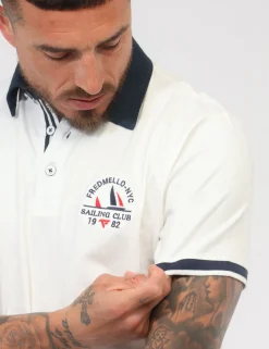 Polo Fred Mello Bianca