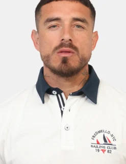 Polo Fred Mello Bianca