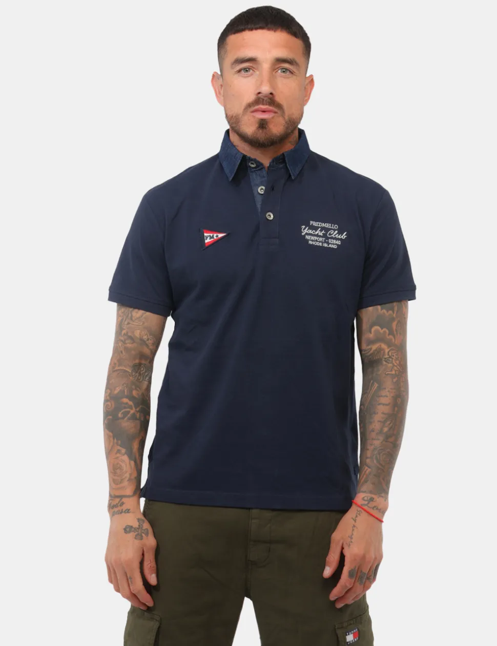 Polo Fred Mello Blu