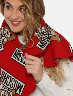 Sciarpa Moschino rosso