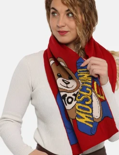 Sciarpa Moschino rosso