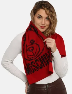 Sciarpa Moschino rosso