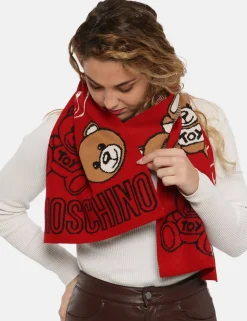 Sciarpa Moschino rosso
