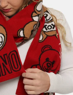 Sciarpa Moschino rosso