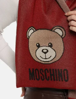 Sciarpa Moschino rosso/oro