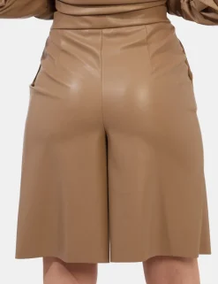 Shorts Materica Marrone