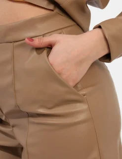 Shorts Materica Marrone