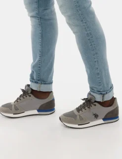 Sneakers U.S. POLO ASSN. Colourblock con inserti in nylon
