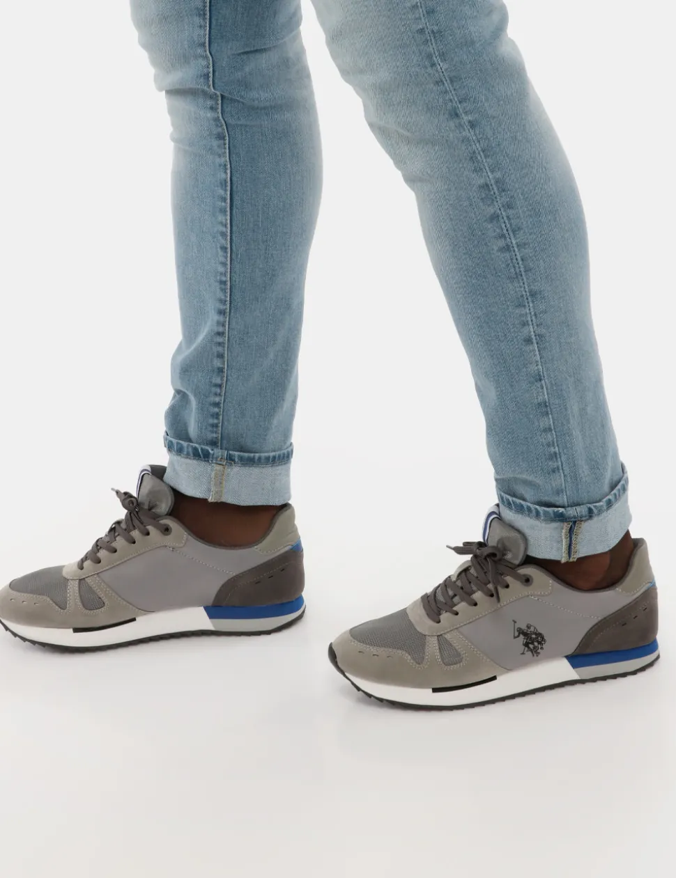 Sneakers U.S. POLO ASSN. Colourblock con inserti in nylon