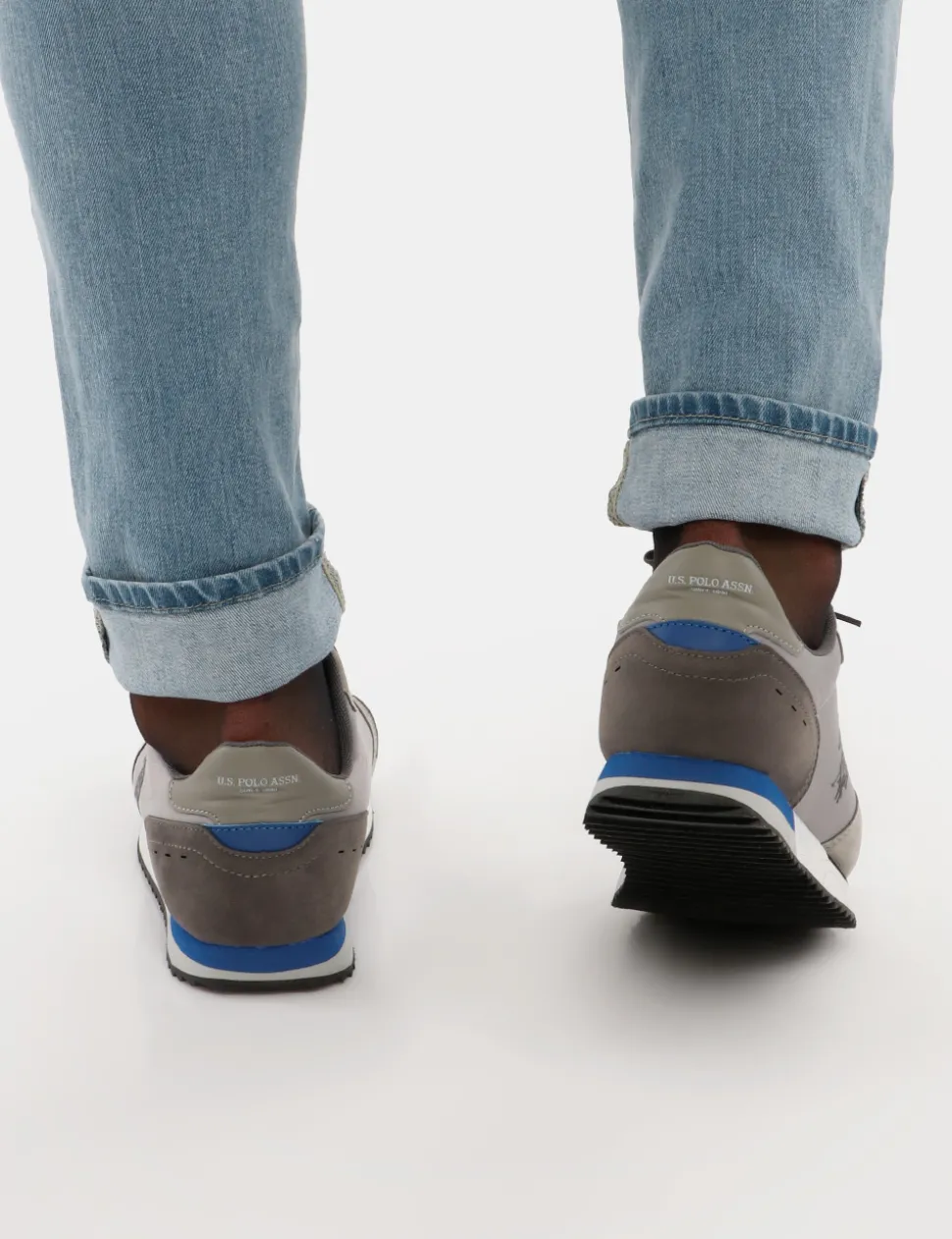 Sneakers U.S. POLO ASSN. Colourblock con inserti in nylon