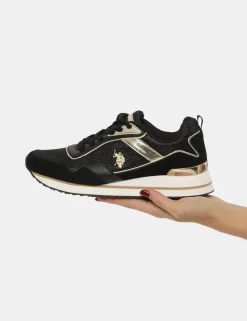 Sneakers U.S. Polo Assn con inserti in lurex