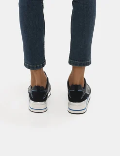 Sneakers U.S. Polo Assn con inserti argento